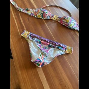 Trina Turk tropical print bikini
